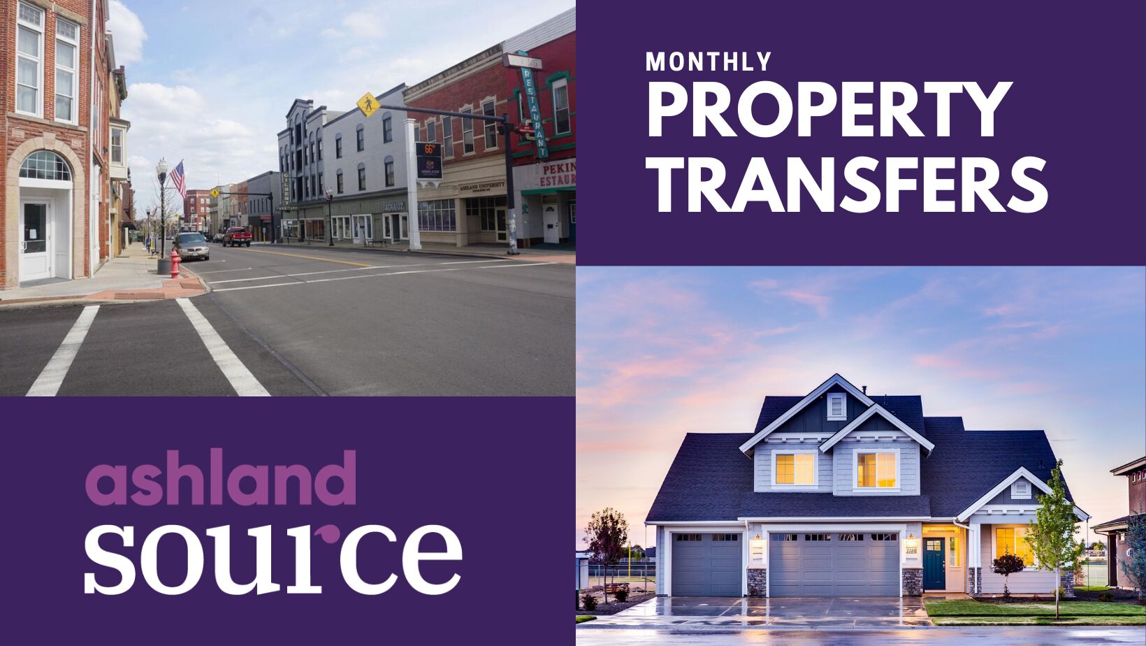 Ashland County Property Transfers from January 2022